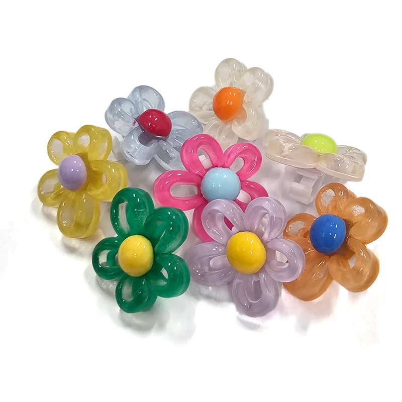 【腳上綁鞋帶襪】加購品_ 簍空花朵鞋扣 - 其他 - 棉．麻 多色