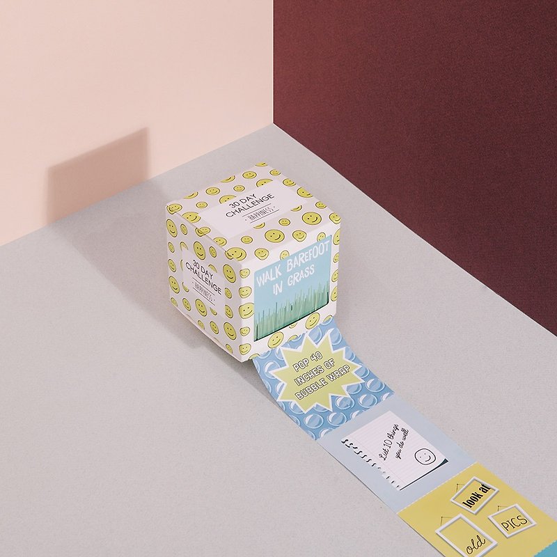 DOIY happy thirty days - Sticky Notes & Notepads - Paper Yellow