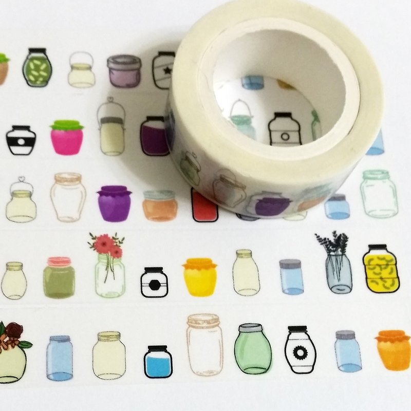 Customized Mini Washi Tape Bottles And Jars - Washi Tape - Paper 