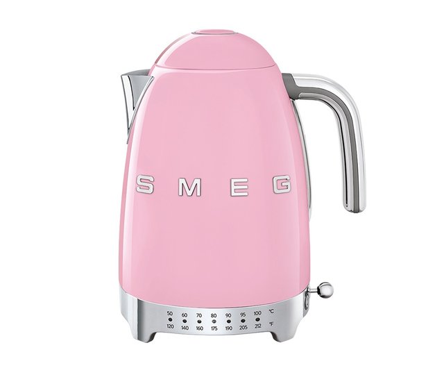 【SMEG】Italian temperaturecontrolled largecapacity electric kettlepink