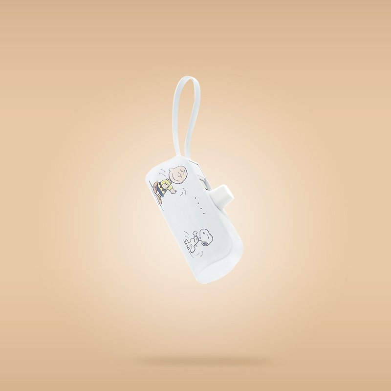 SNOOPY icute portable power bank-white - ที่ชาร์จ - วัสดุอื่นๆ ขาว