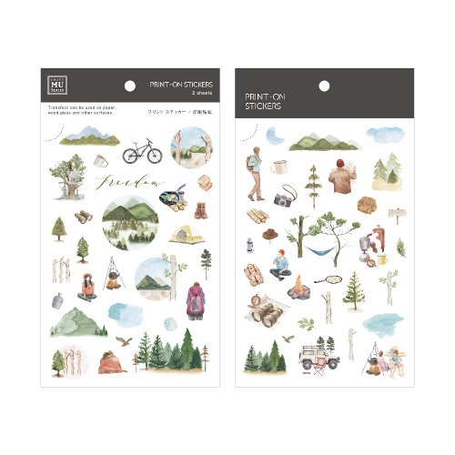 MU 【Print-On Stickers 轉印貼紙】no.264 | 插畫師系列