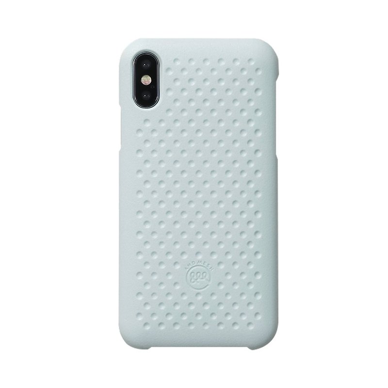 Japan AndMesh QQ cookie anti-collision protective shell-iPhone Xs sky blue (4571384959704) - Phone Cases - Other Materials Blue