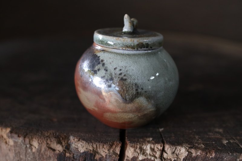 燼潮 志野席之罐 - 茶壺/茶杯/茶具 - 陶 卡其色
