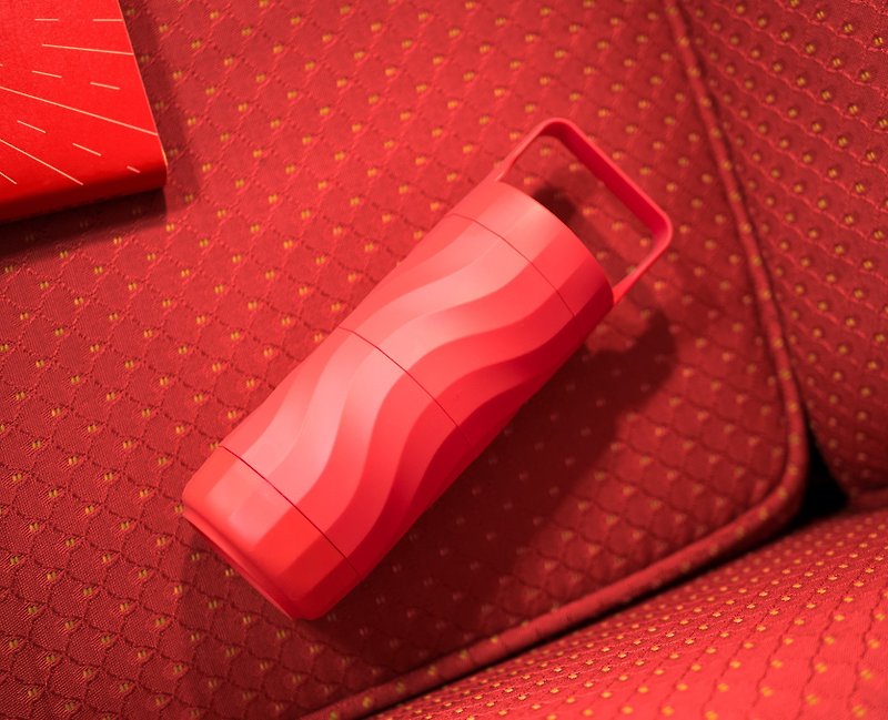 Wattle | 個人化水壺－468ml(夕陽紅x1) - 水壺/水瓶 - 塑膠 紅色