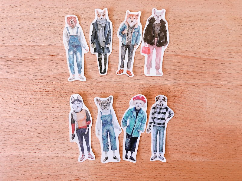 Dog sticker Shiba Inu sticker (8 in) - สติกเกอร์ - กระดาษ หลากหลายสี