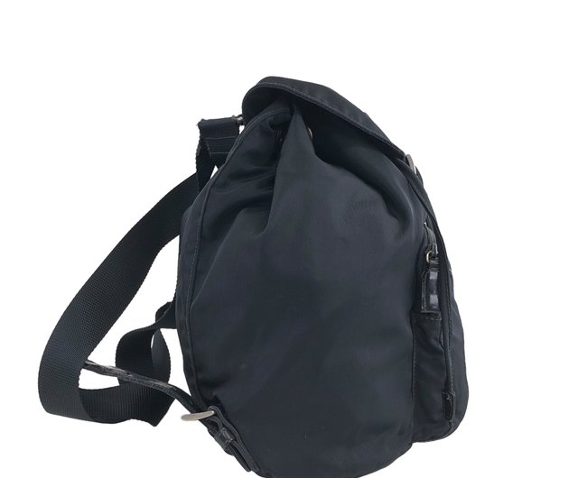 日本直送 名牌中古包 】PRADA プラダ バックパック ブラック