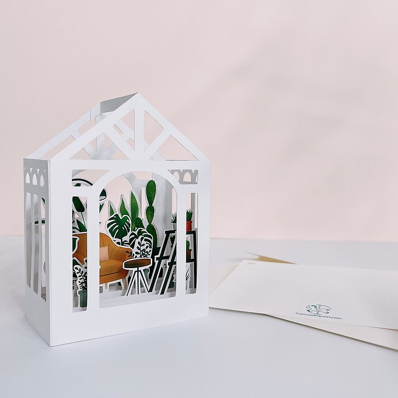 Have A Nice Day | Greenhouse Pop-Up Card - การ์ด/โปสการ์ด - กระดาษ 