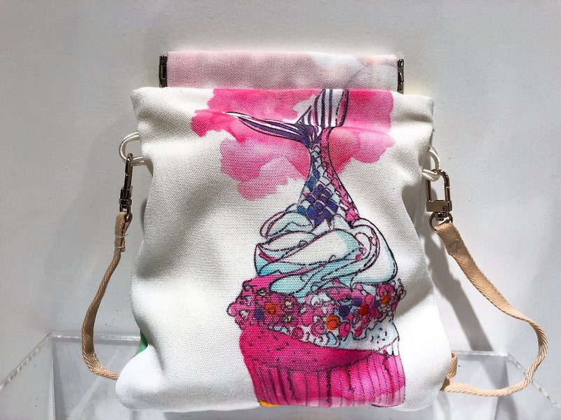 DIP IN CUP CAKE Crossbody Bag - Messenger Bags & Sling Bags - Polyester Multicolor