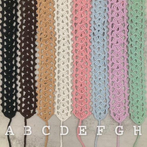 Wheat ear hair band】 Crochet hair band - Shop greenorange