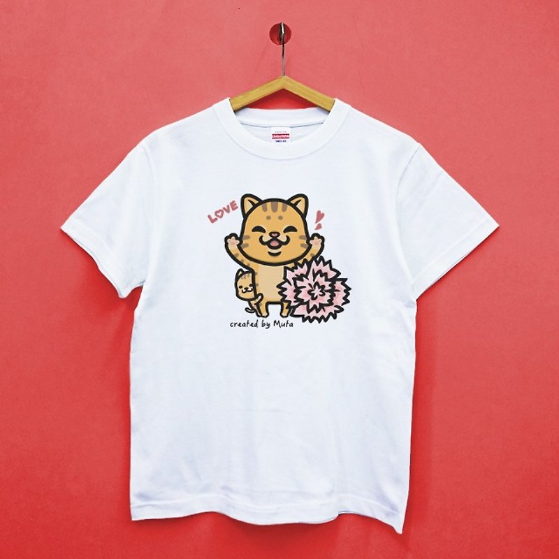 Mother 's Day - I love the tiger mother - Japan United Athle pure cotton feel neutral T - shirt - Unisex Hoodies & T-Shirts - Cotton & Hemp 