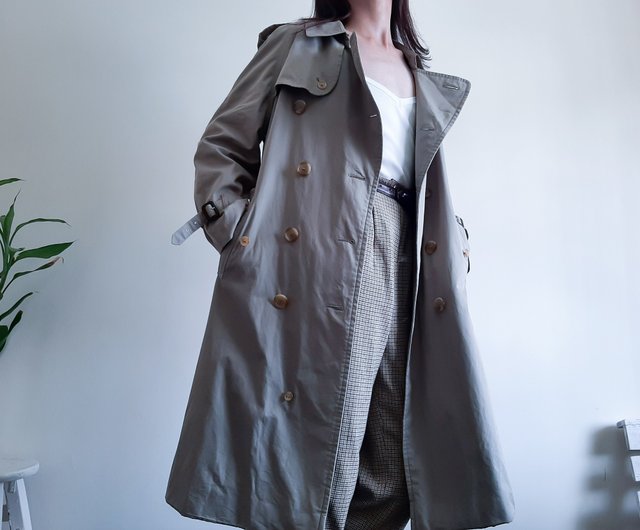 ヴィンテージ 90年代 BURBERRY ダブルブレスト グリーン
