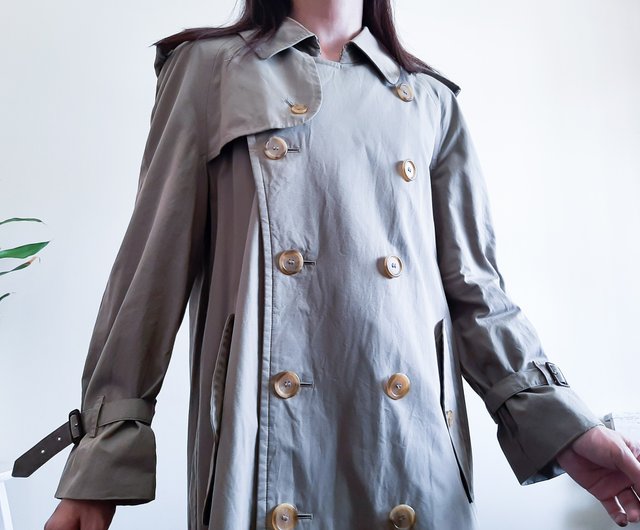 ヴィンテージ 90年代 BURBERRY ダブルブレスト グリーン