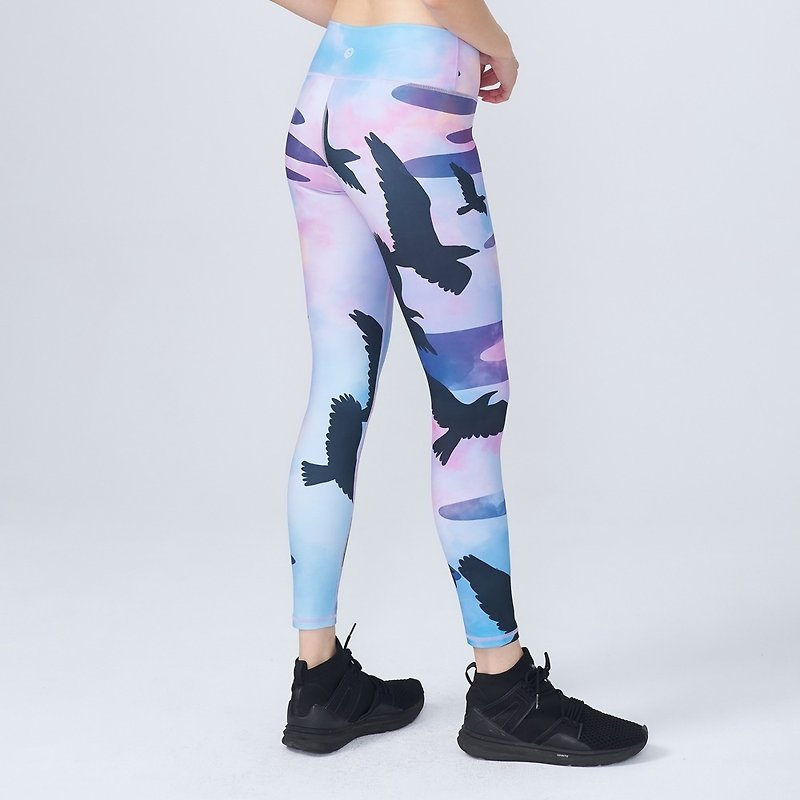 Miracle │Yoga Pants The Dream of the Unknown Bird - Women's Sportswear Bottoms - Polyester 