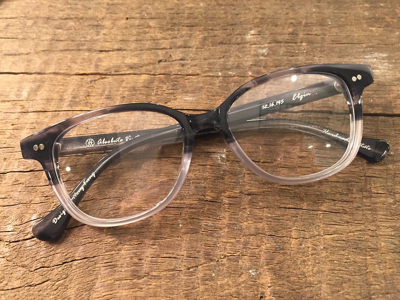 Absolute Vintage - Elgin Street (Elgin Street) rectangular frame plate glasses Young - Gray Gray - กรอบแว่นตา - พลาสติก 