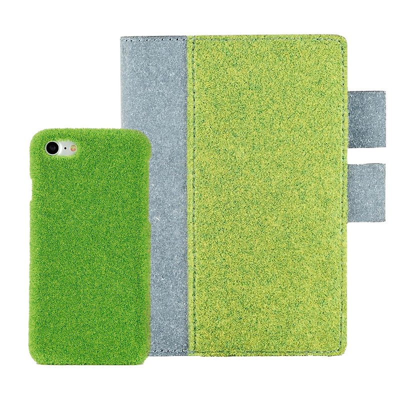 Shibaful 超值文具組福袋(手機殼 for iPhone Case + 原創文具組商品) - 手機殼/手機套 - 其他材質 綠色