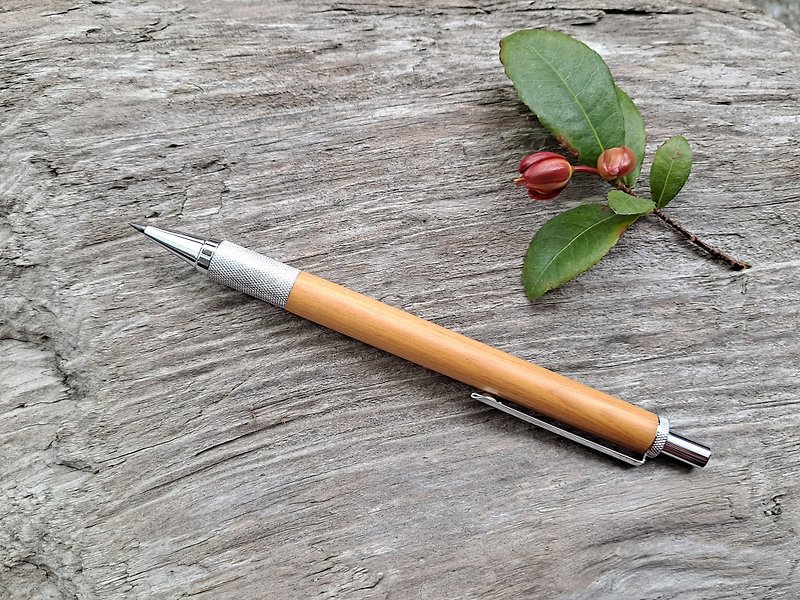 肖楠木 原木 手工筆 2.0mm自動鉛筆 金屬握位 - 鉛芯筆 - 木頭 