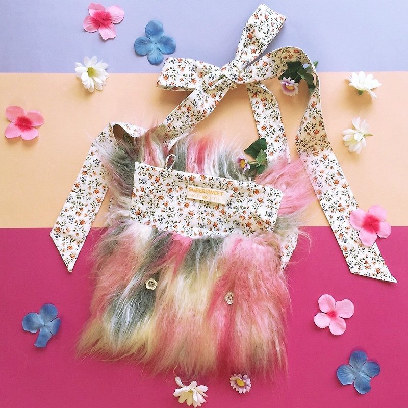 Ragdoll Furry Friend Bag - Messenger Bags & Sling Bags - Polyester Pink