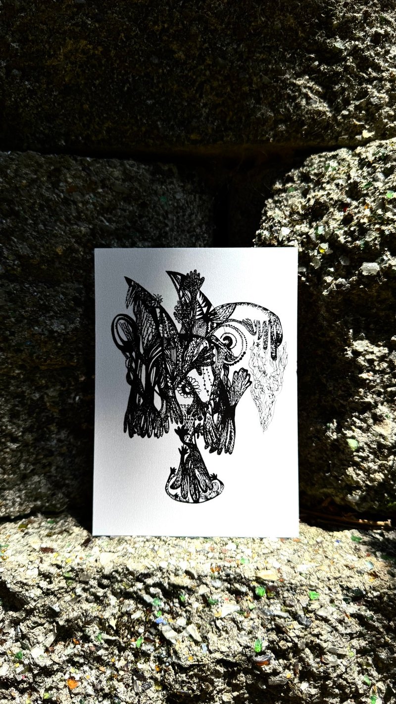 與魔鬼交易而來的榮耀 明信片 - 卡片/明信片 - 紙 