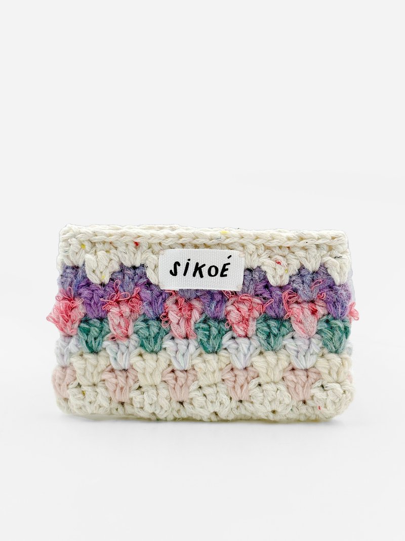 Palette Card Holder _Primavesi - 名片夾/名片盒 - 繡線 紫色