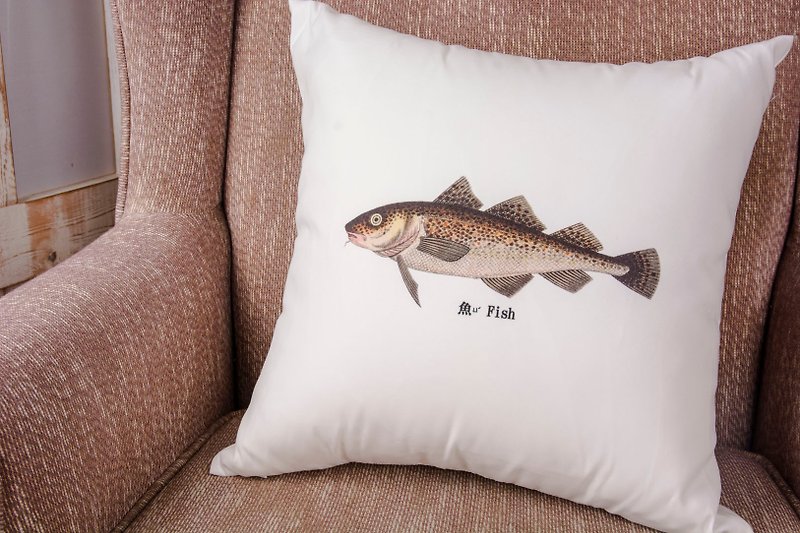 Cushion-魚 Fish - Pillows & Cushions - Polyester 