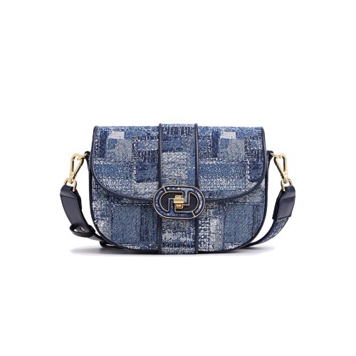 Minions Denim with Leather Shoulder Bag - Shop FION Messenger Bags & Sling  Bags - Pinkoi