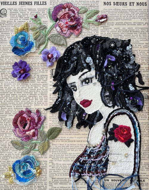 Beads Embroidery Art My own world - Shop Embroidery Beads maki embroidery  Wall Décor - Pinkoi