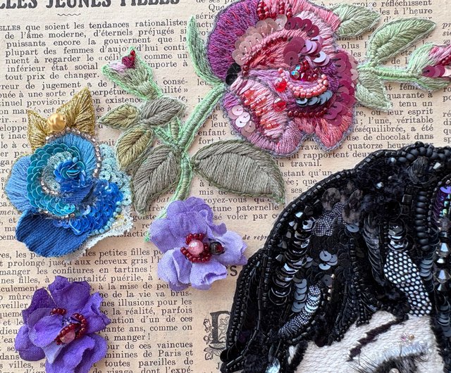 ヴィンテージ 刺繍 アート 額 飾り布 中南米 南米 メキシコ フォークアート ヴィンテージ 刺繍 アート 額 飾り布 中南米 南米 メキシコ