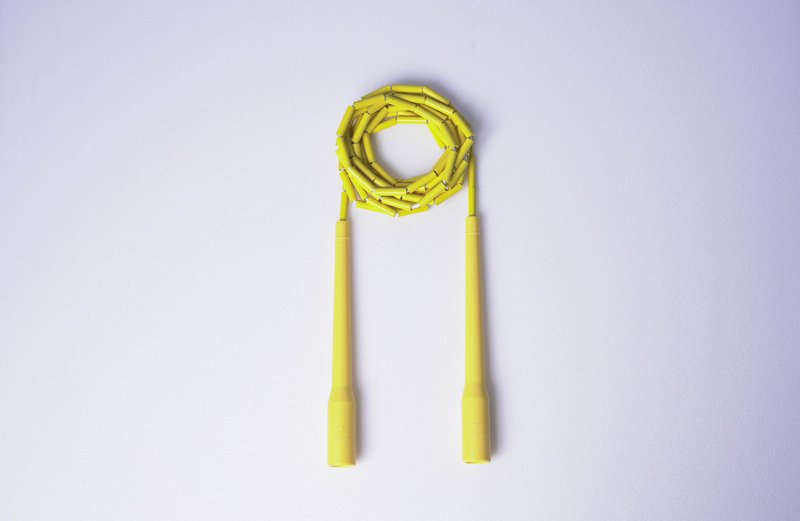 Skipping Rope, Pikachu - Fancy Beat Rope (With Drawstring Pocket) - Fitness Equipment - Plastic Yellow