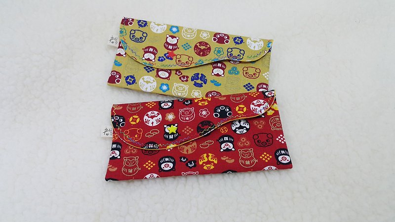 Everything Daji Year of the Pig Red Bag / Depository Storage Bag - Chinese New Year - Cotton & Hemp Multicolor