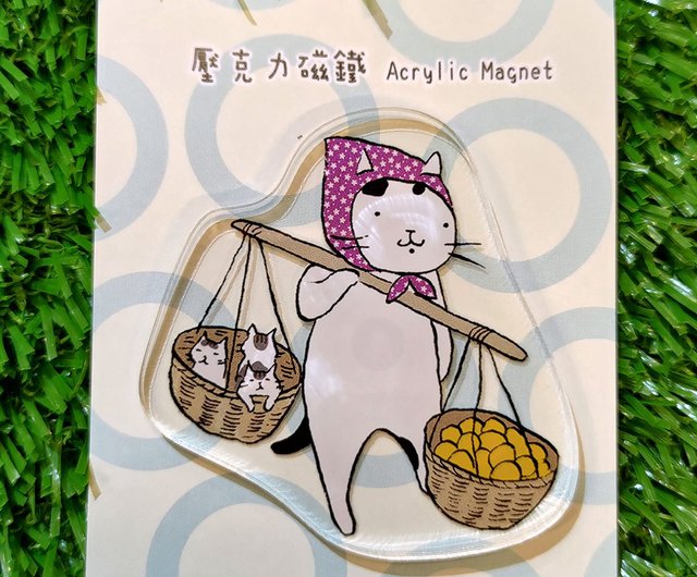 お気に入り アクリルマグネット ポールキャット（イラストレーター：ミス ミュージシャン