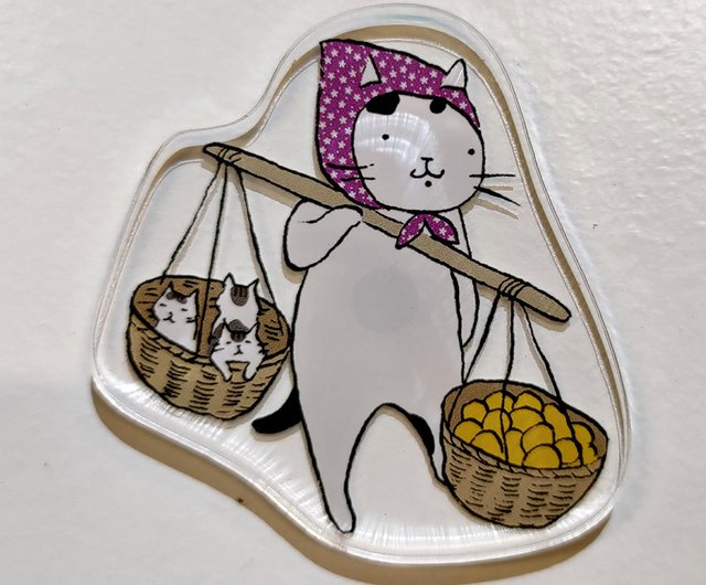 アクリルマグネット ポールキャット（イラストレーター：ミス