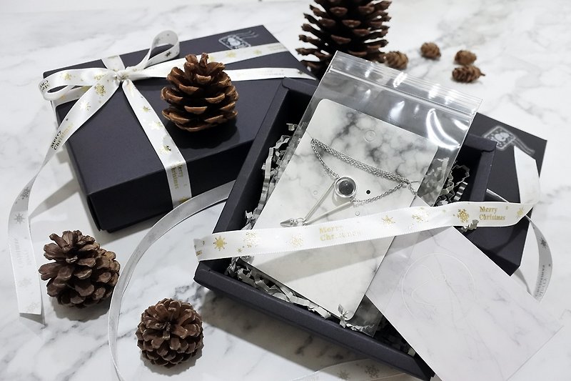 [Christmas gift box] Additional purchase of Christmas gift box packaging - กล่องของขวัญ - กระดาษ สีเงิน