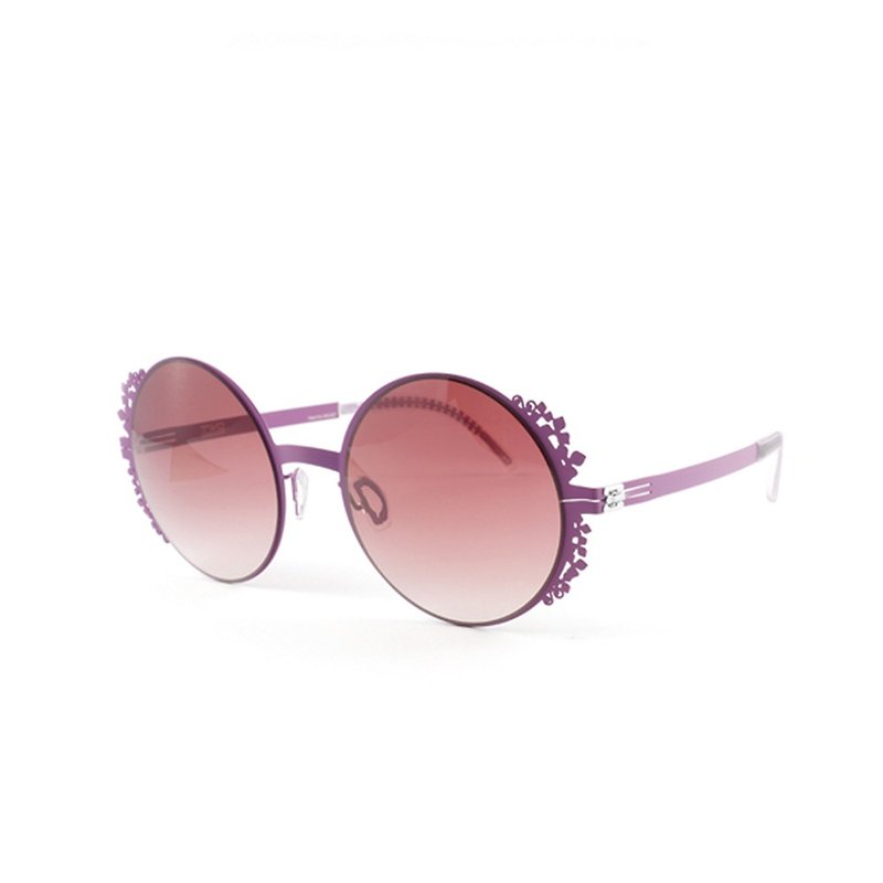 SUNGLASSES, TRENDY, BLOOM - Sunglasses - Other Metals White