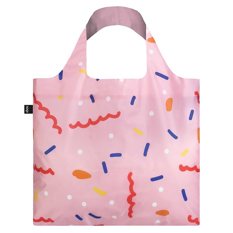 LOQI Shopping Bag-Celebrate CWCO - กระเป๋าแมสเซนเจอร์ - พลาสติก สึชมพู