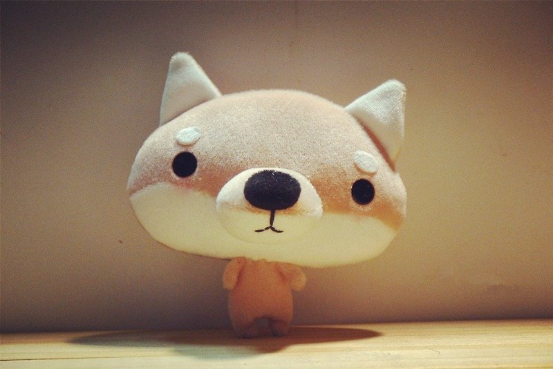 Bucuteしばいぬ Shiba Inu/Birthday Gift/Key Ring/Ornamental Doll/Handmade/Exchanging Gifts - Keychains - Other Materials Gold