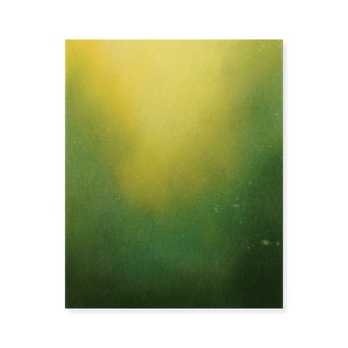 &lemon 【金合歡花】黃色與綠色抽象畫/日本製壓克力畫/房間佈置