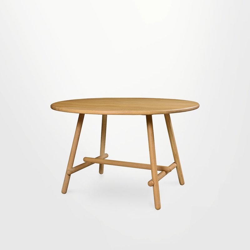 【D3原木家居】Enso北美橡木圓桌-100/120cm - 餐桌/書桌 - 木頭 