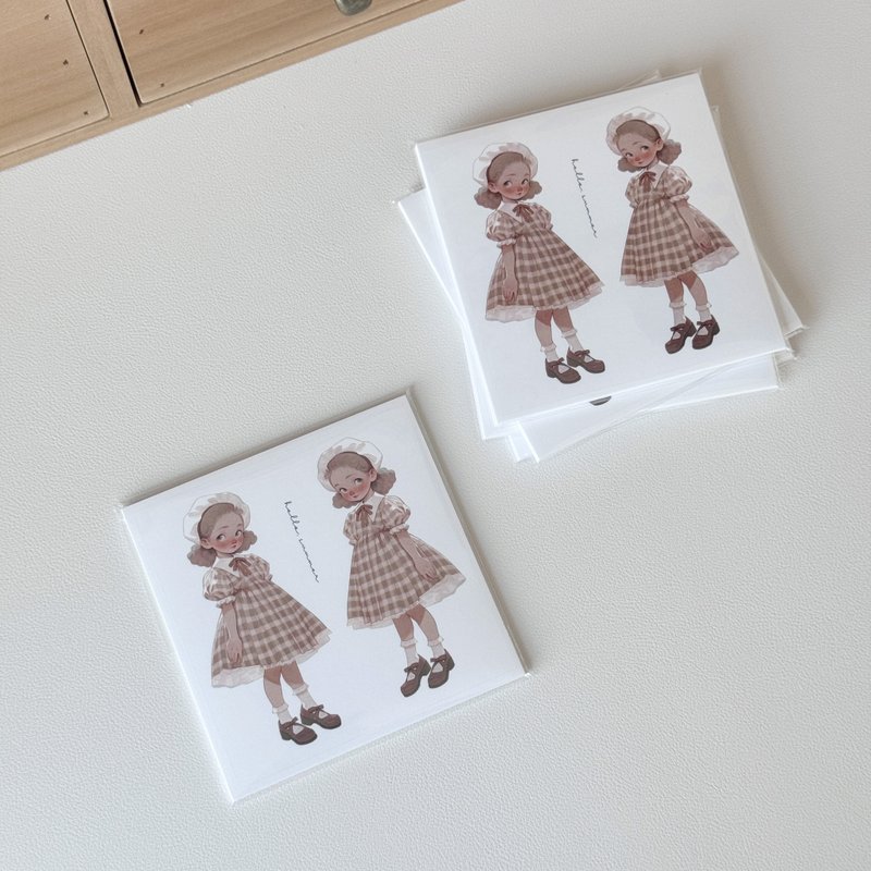 cottage babies sticker - 貼紙 - 紙 