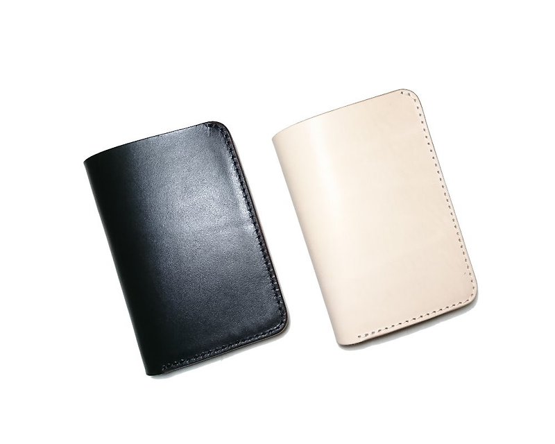 Classic middle Wallet - classic middle wallet - Wallets - Genuine Leather Black
