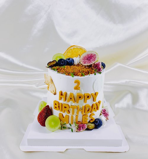 GJ.cake 水果無花果 生日蛋糕 客製 造型 母親節 周歲寶寶 4 6 8吋 面交