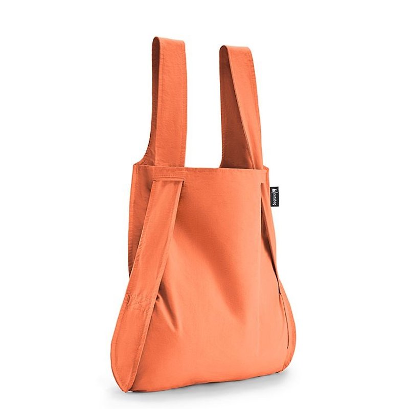 Notabag - Peach - กระเป๋าเป้สะพายหลัง - ผ้าฝ้าย/ผ้าลินิน สีส้ม