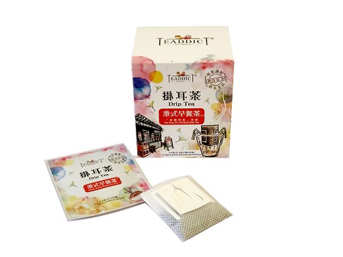 teaddict-hk TEADDICT 港式早餐茶(奶茶茶膽)| 掛耳紅茶包 (10入)