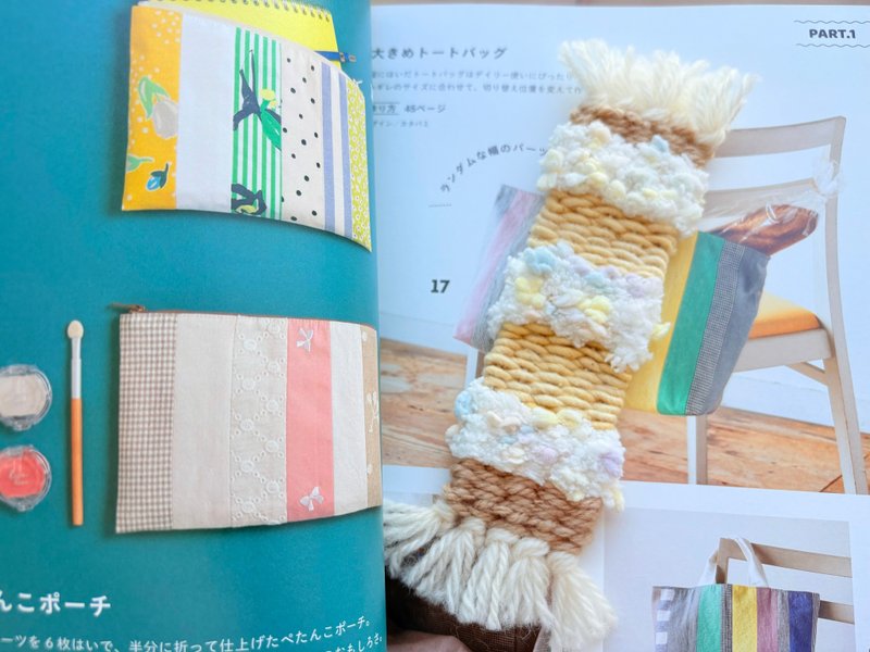 Handmade weaving bookmark - 書籤 - 棉．麻 多色