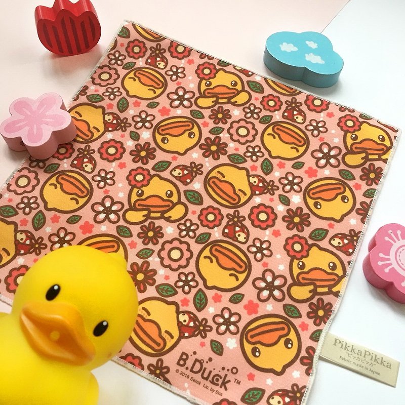 B.Duck /聯名限量/ 瓢蟲少女鴨 | 洗臉布 - 潔面/卸妝 - 其他材質 粉紅色