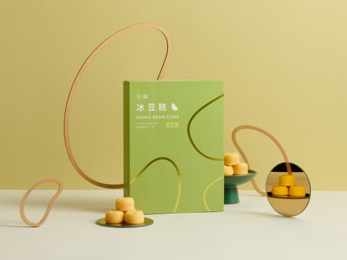 羽曦堂 | 頂級臺灣茶葉品牌 羽曦堂【入口即化頂級創意綠豆糕】原味冰豆糕-12入 (奶素)