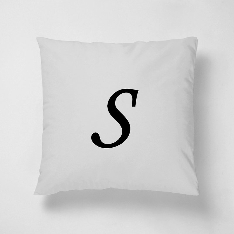 English letters / short pile pillow (color customized) - หมอน - วัสดุอื่นๆ หลากหลายสี