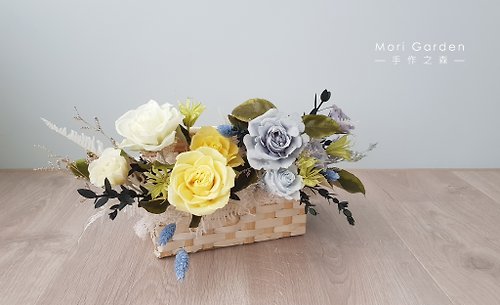 Mori Garden – 手作之森 – 盆花系列 | 潘朵拉花躍之盒。藝術家飾、半掀式桌/盆花、居家擺飾