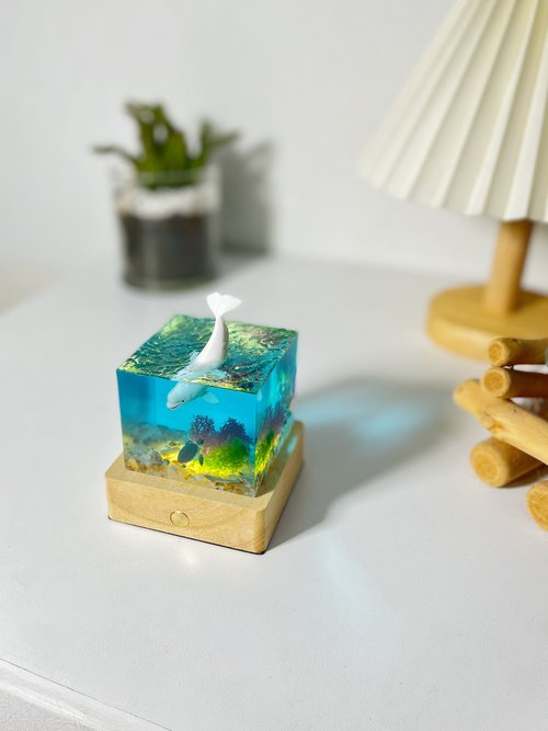 一介空間 Resin Light 海洋手工樹脂擺件/ 環氧樹脂工藝品/海洋世界禮物