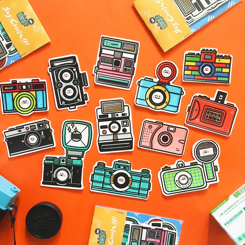 Say Cheese !! / sticker group - Stickers - Paper Multicolor